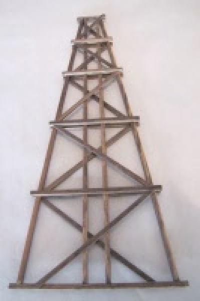 H0 Zurüstteil HP 273 Stützpfeiler, Holz, Höhe 27,3cm, braun